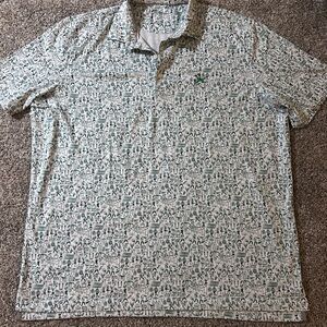 Johnnie O Men's Notre Dame Fighting Irish Patterned Golf Polo Shirt